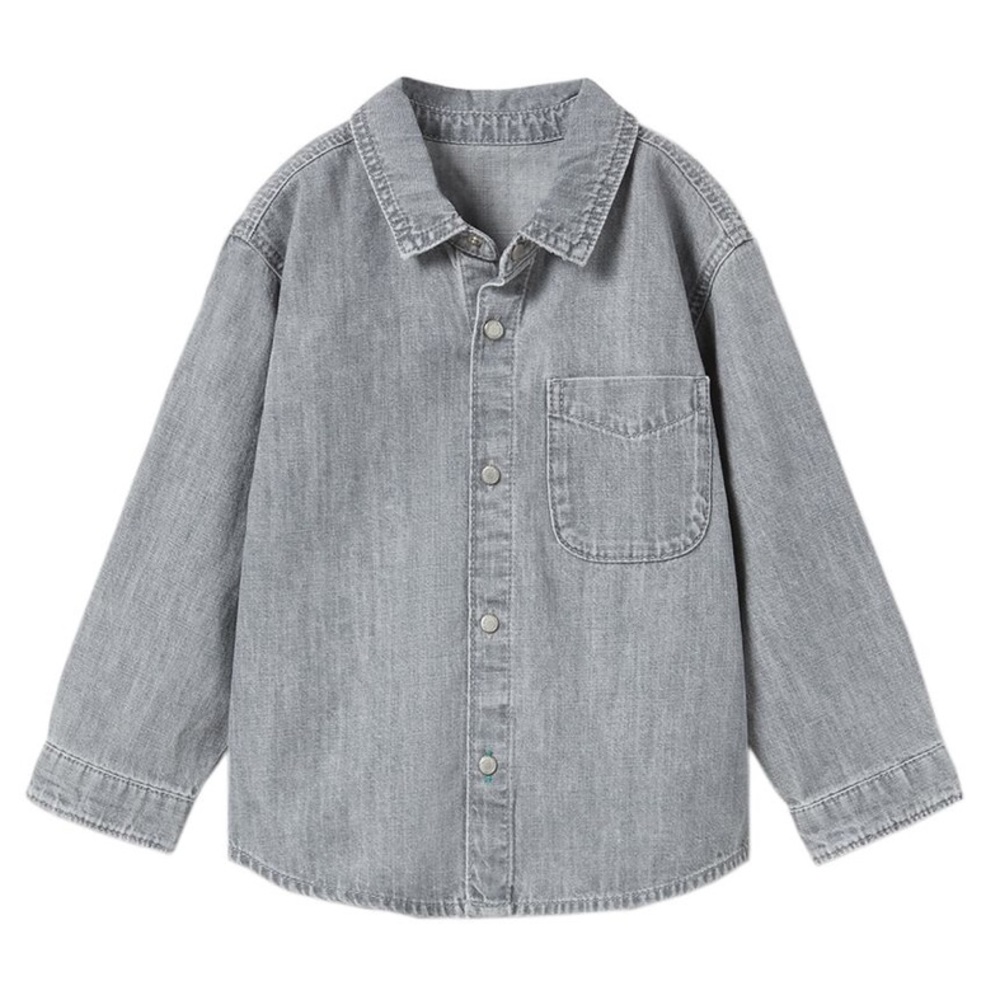 Washed Denim Shirt - Zara